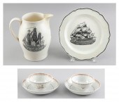 SIX CERAMIC SERVING PIECES LAT