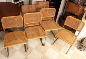 SIX CESCA STYLE CHAIRS AFTER M