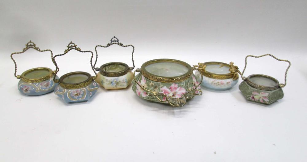 SIX C.F. MONROE GLASS PIN TRAY