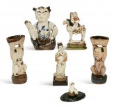 SIX CHINESE CIZHOU GLAZED CERA