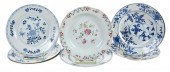 SIX CHINESE EXPORT PLATES AND