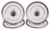 SIX CHINESE EXPORT PORCELAIN A
