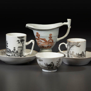 Six Chinese Export Porcelain
