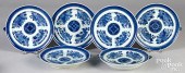 SIX CHINESE EXPORT PORCELAIN W
