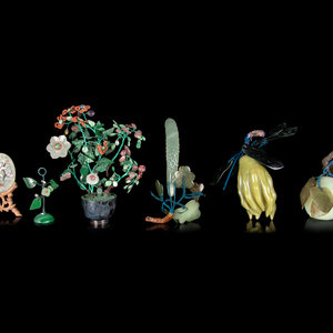 Six Chinese Jade, Jadeite and