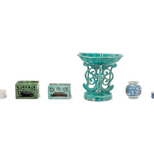 Six Chinese Porcelain Scholar's