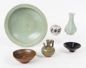 SIX CHINESE PORCELAIN VESSELSS