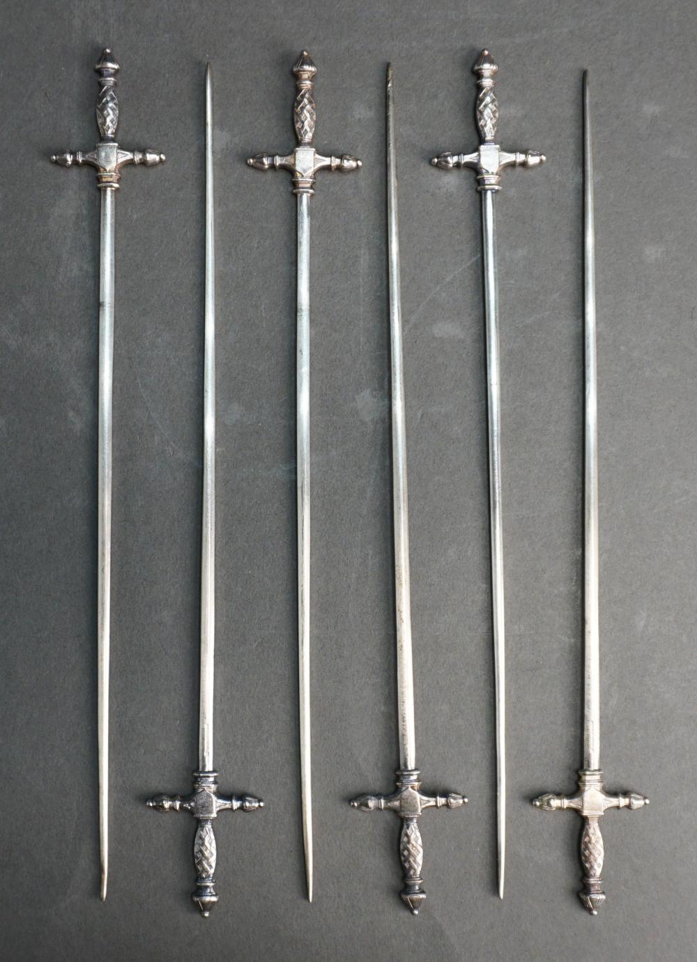 SIX CHRISTOFLE SILVERPLATE