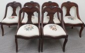 SIX CLASSICAL STYLE MAHOGANY D