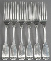 SIX COIN SILVER THREAD EDGED F