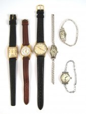 SIX COLLECTIBLE WALTHAM WRIST
