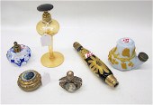 SIX COLLECTIBLES: Steuben gold