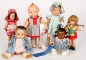 SIX COMPOSITION DOLLSSix compo