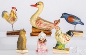 SIX COMPOSITION SQUEAK TOYSSix