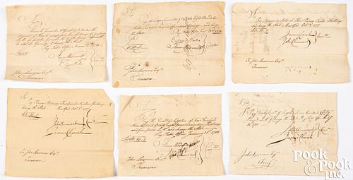 SIX CONNECTICUT REVOLUTIONARY WAR