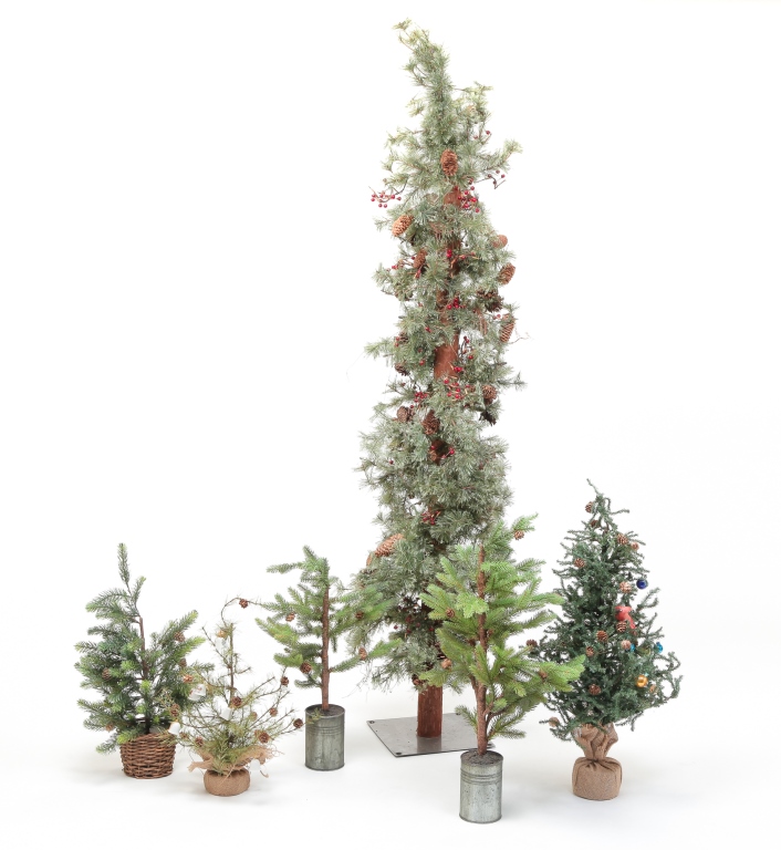 SIX CONTEMPORARY DECORATIVE