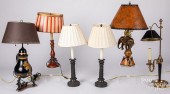 SIX CONTEMPORARY DECORATIVE TA