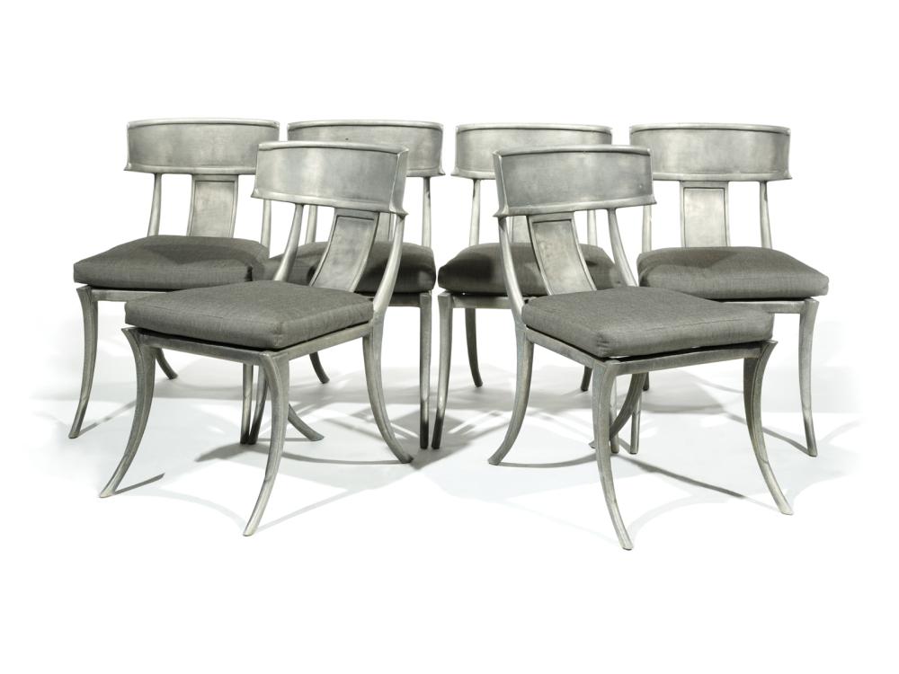 SIX CONTEMPORARY HANDCAST