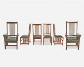 SIX CONTEMPORARY STICKLEY OAK