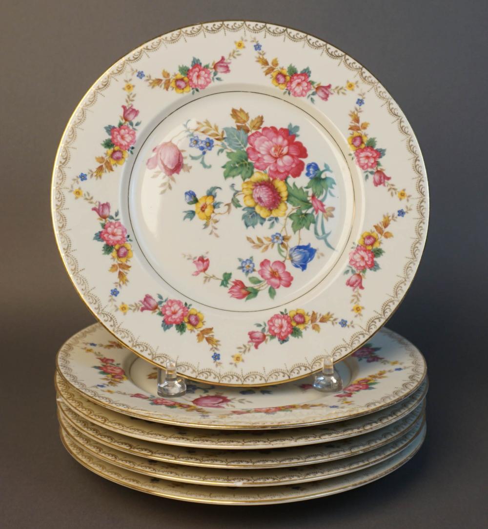 SIX CZECHOSLOVAKIAN FLORAL