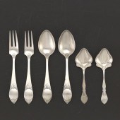 SIX DANISH 826 SILVER UTENSILS