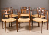SIX DANISH MID CENTURY MODERN