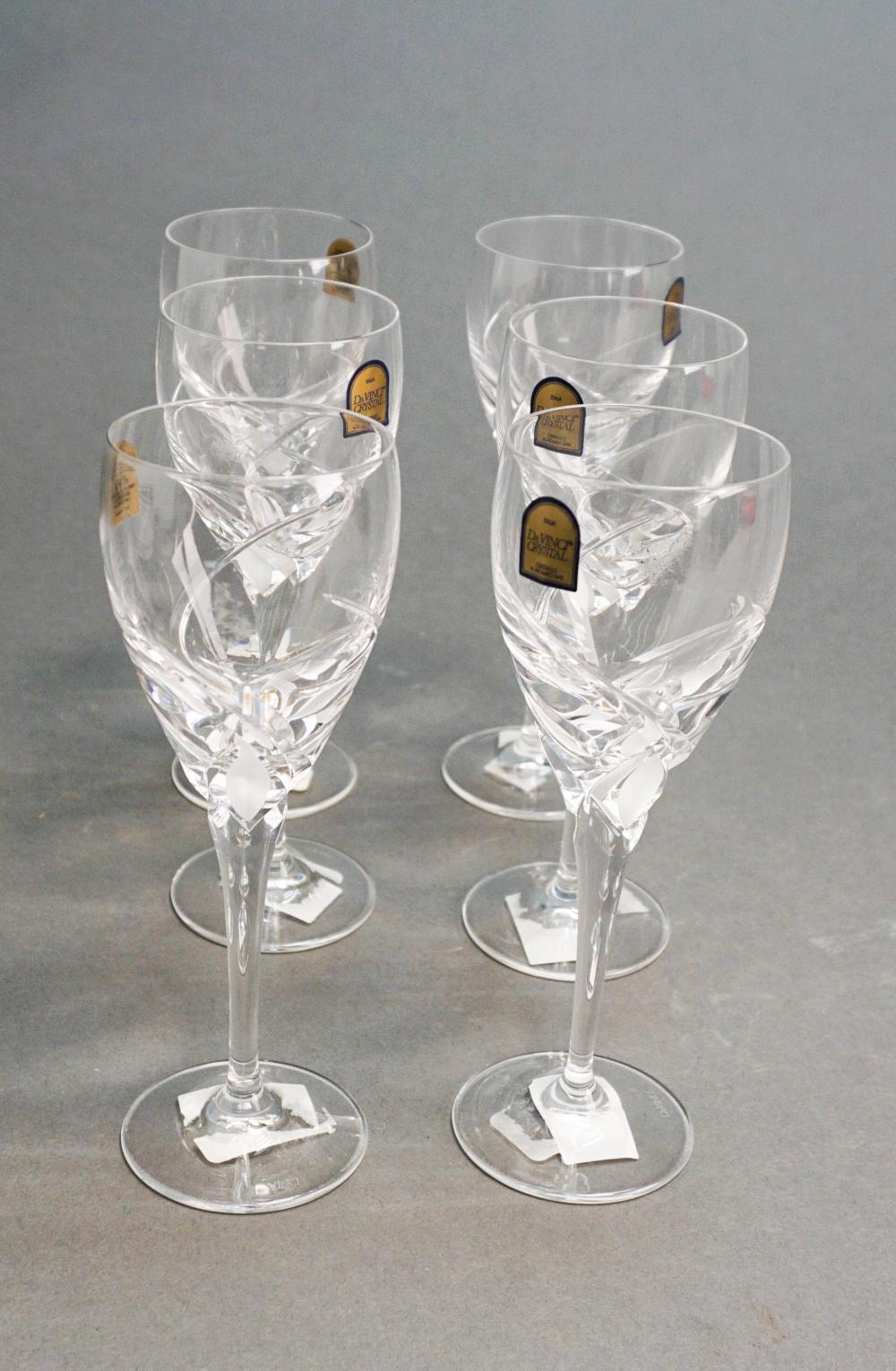 SIX DAVINCI ITALIAN CRYSTAL STEM