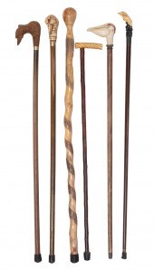 SIX DECORATIVE CANESSix Decora