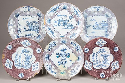 SIX DELFT MANGANESE POWDER GROUND