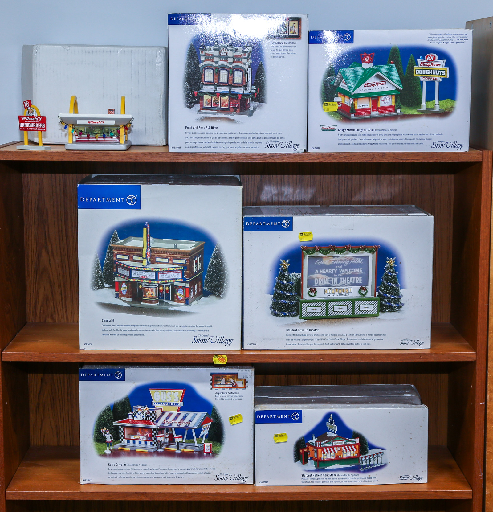 SIX DEPARTMENT 56 SNOW VILLAGE