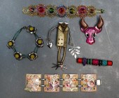 SIX DESIGNER COSTUME JEWELRY P