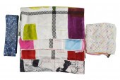 SIX DESIGNER SCARVEScomprising