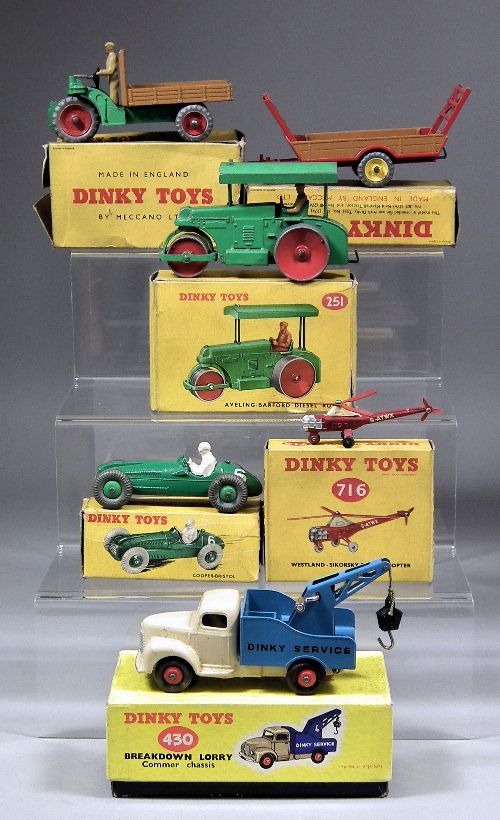 Six Dinky Toys diecast model
