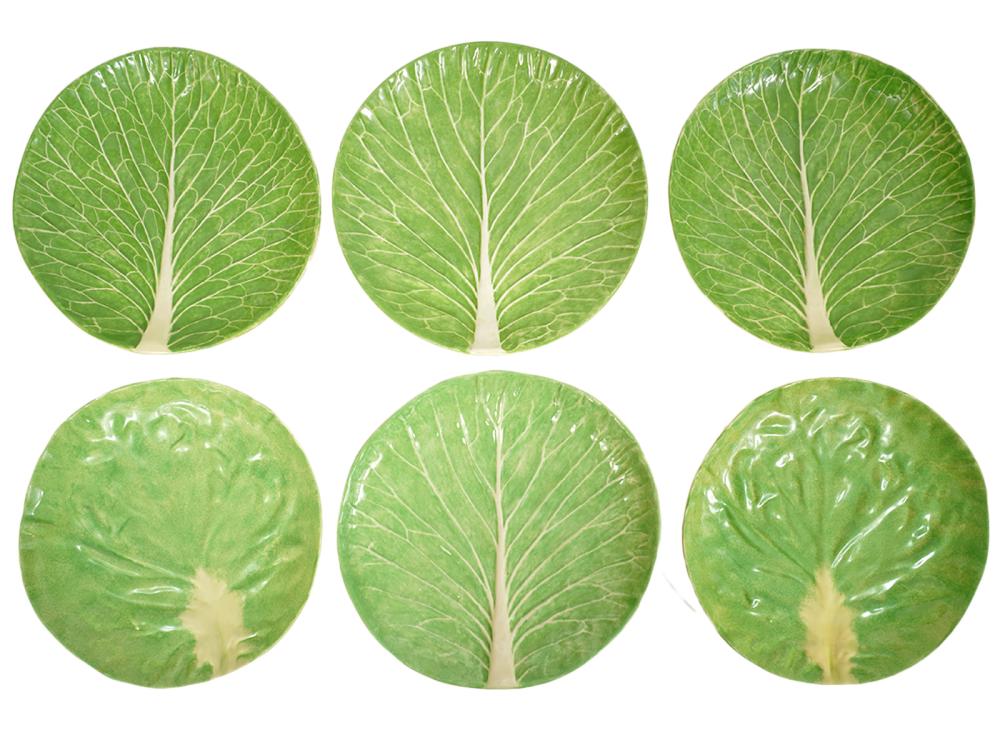 SIX DODIE THAYER LETTUCE WARE SALAD