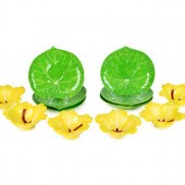 Six Dodie Thayer Yellow Hibisc