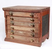 SIX-DRAWER SPOOL CABINETA six-