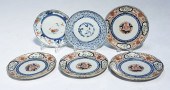 SIX EARLY 19TH C. IMARI PLATES