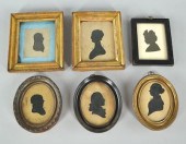 Six Early Framed Silhouettes E
