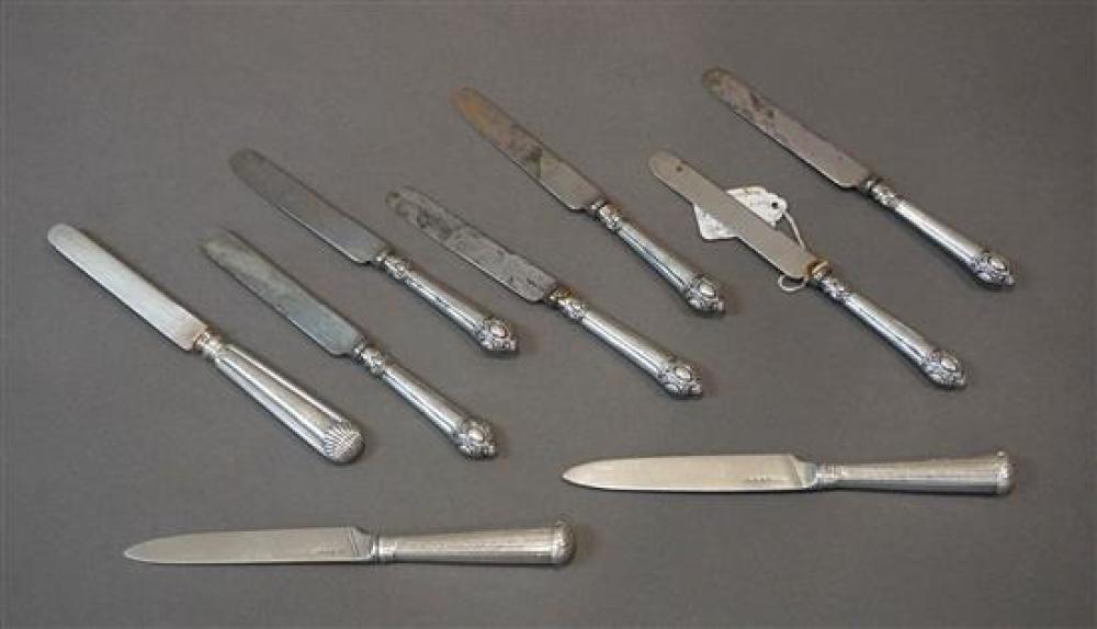 SIX EDWARD VII SILVER HANDLE
