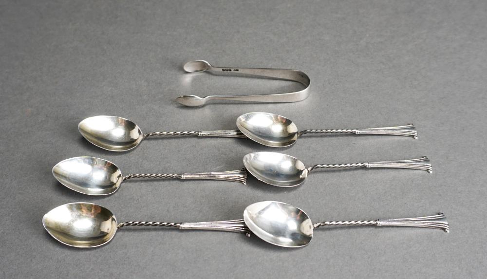 SIX ENGLISH STERLING SILVER
