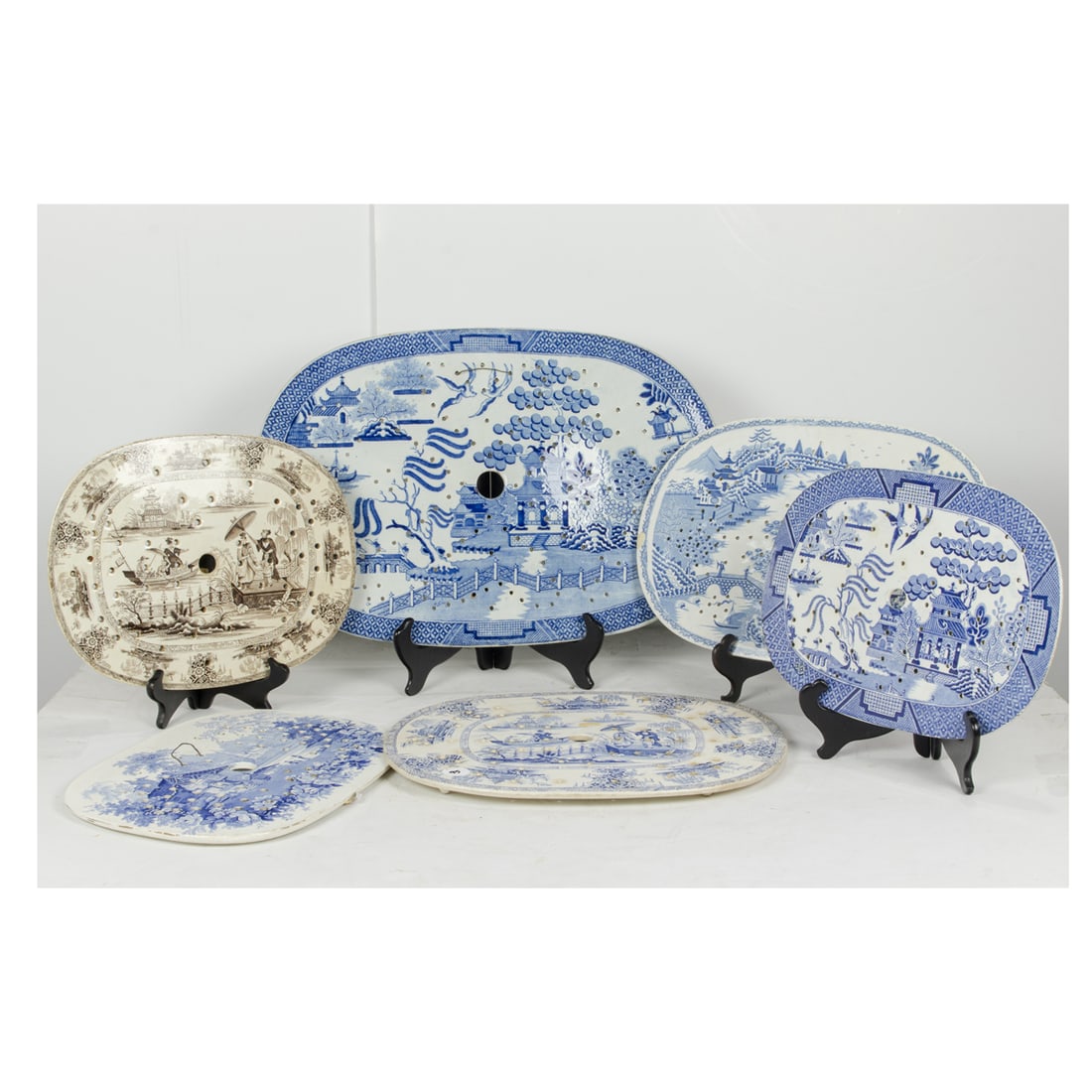 SIX ENGLISH TRANSFERWARE