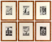 SIX ENGRAVINGS AFTER ROCKWELL