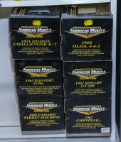 SIX ERTL "AMERICAN MUSCLE" DIE