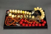 SIX ETHNIC BEADED NECKLACES: I