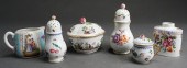 SIX EUROPEAN FLORAL AND PICTOR