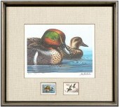 Six Federal duck stamp prints,