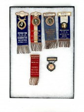 SIX FIRE FAIR RIBBONS BROCKTON
