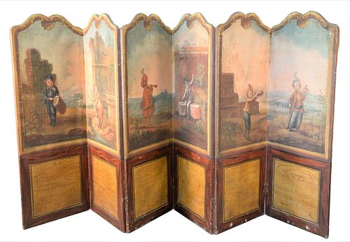 SIX FOLD CONTINENTAL CANVAS
