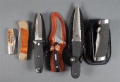 Six folding and fixed-blade kn
