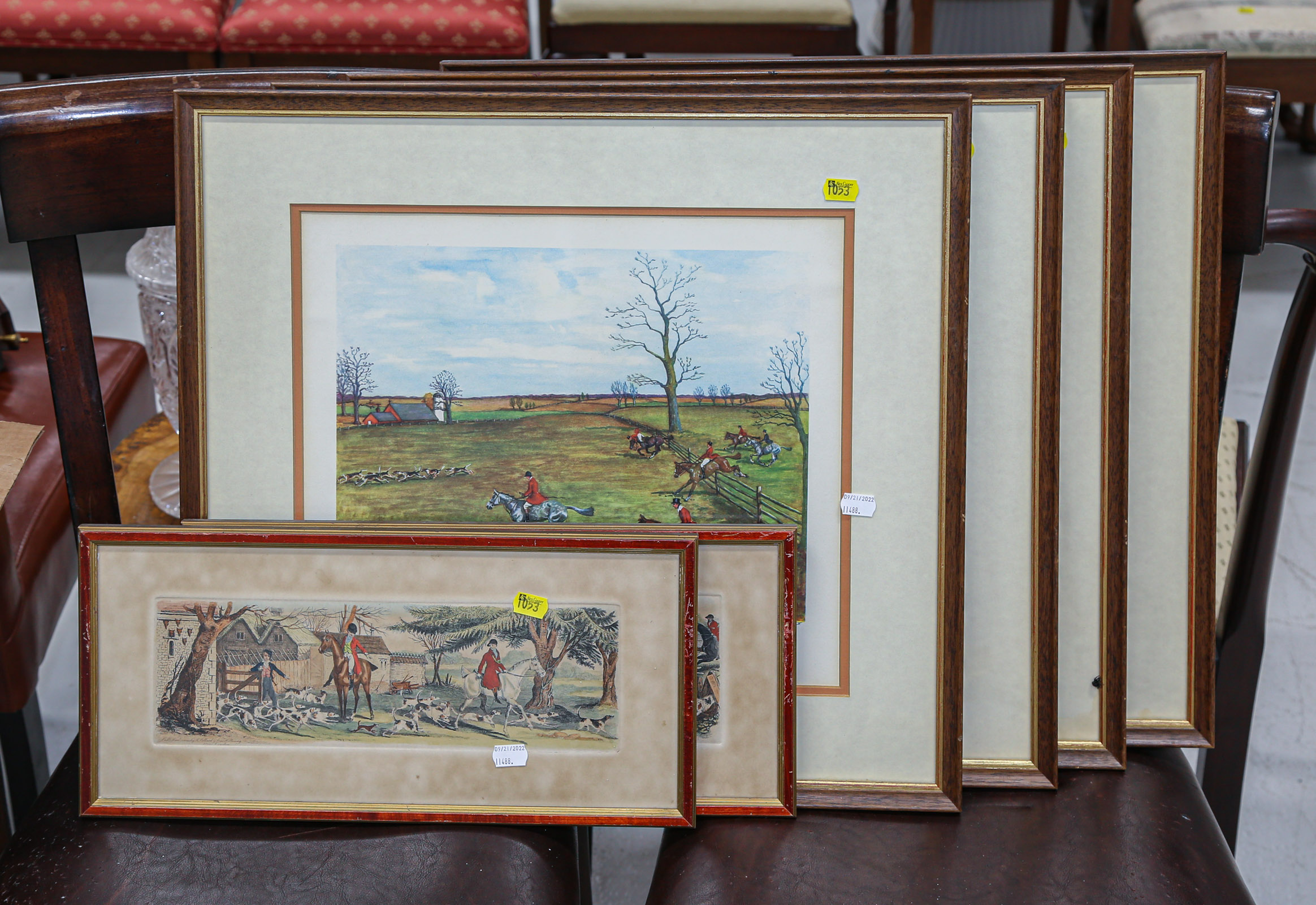 SIX FOX & HOUND PRINTS Includes